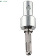 ANTOT Ground Auger Drill Adapter, Earth Drill Carbon Steel Garden Auger Power Drill, Sturdy Thread K
