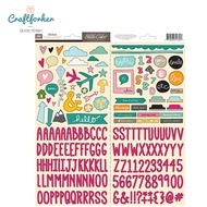Stickers - Alphabet & Icon Cardstock Stickers 186pcs