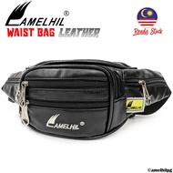 Amelhil Leather Pouch Bag Waterproof Waist Bag Beg Pinggang Beg Lelaki ACCA381