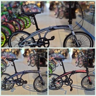 FOLDING BIKE ALLOY 20 INCH TRS TOPAZ (8 SPEED) 2025