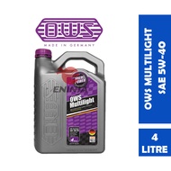 【100% ORIGINAL】OWS Uber Power Multilight Sae 5W-40 Fully Synthetic Engine Oil 4L For Toyota/ Perodua