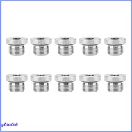 Auto Replacement M18X1.5 O2 Oxygen Sensor Stepped Hex Bolt Bung Plug x 1.5 Oxygen Sensor Fittings St
