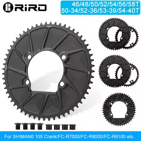 RIRO 110BCD Chainring for R7000 R8000 R9100 R7100 R8100 R9200 Road Bike Chainring 110 BCD Road Bike 
