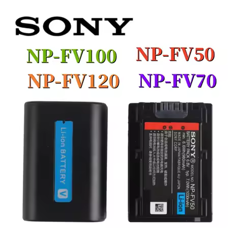 Camera Battery For Sony NP-FV30 NP-FV40 NP-FV50 NP-FV70 NP-FV100 FV120 SX83E SX63E FDR-AX100 XR550E 