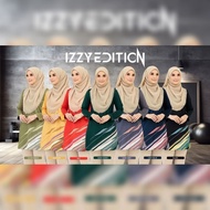 Tshirt Muslimah IZZY by Awanazstyle 🔥 Ready Stock (S->6XL) Ironless Baju Blouse Plussize Tanpa Gosok