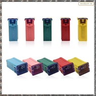 [L W H Y] 10pcs Automotive Tall Profile Box Shaped Micro-Fuses Box Shaped Fuse Kit Replacement Parts