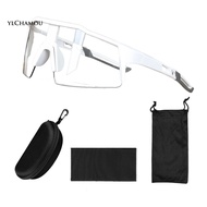 ylChamou Anti-uv Cycling Shades Lightweight Cycling Shades Outdoor Photochromic Cycling Glasses Uv P