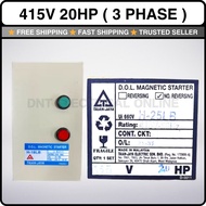TAIAN JAYA DOL Magnetic Starter Motor Starter AirCond Water Pump Starter - 415Volt 1HP Horsepower 0.