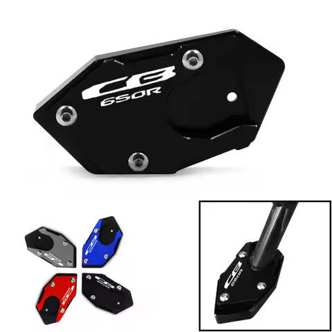 Motorcycle Kickstand Foot Side Stand Enlarge Extension Plate Pad For HONDA CBR650R CB CBR 650R CB650
