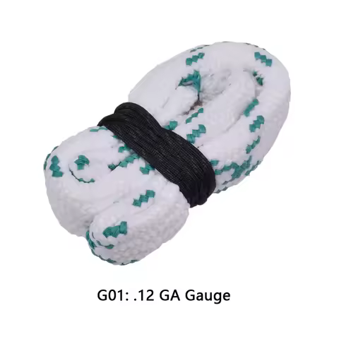 Hunting Gun Bore Cleaner Rope 12GA 20GA .22 Cal.223 Cal.38 Cal& 5.56mm 7.62mm Rifle Cleaning Kit Rif
