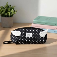 G&Y Cute 3D Wing Decor Pencil Case  Polka Dot Large Capacity 1/2Pcs Lightweight Stationery Pouch for