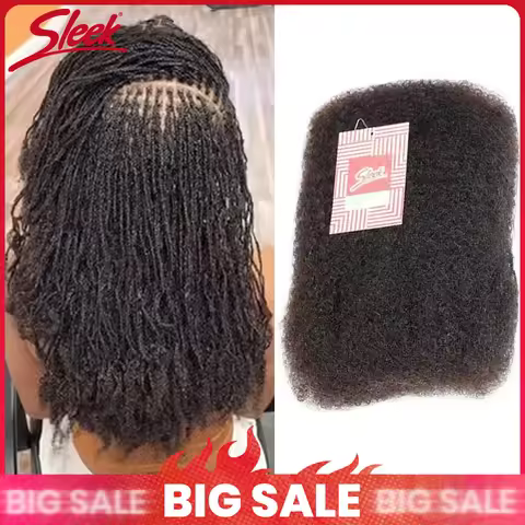 Sleek Remy Afro Curly Bulk Hair For Braiding Peruvian QVR Afro Kinky Curly Human Hair Bulk Natural B