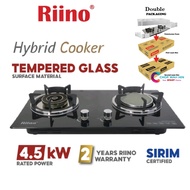 PROMOSI Riino Tempered Glass Infrared &amp; Gas Stove Build-In / Tabletop Hybrid Gas Cooker - ND2F