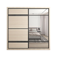 ⚡️9H Wardrobe⚡️5/6/7/8ft X 9ft Anti-Jump Sliding Door ✅FREE Installation✅