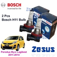 2 Pcs x Mentol Zesus Lampu Bsoch Osram Halogen Headlamp  Yellowish Bulb H11 12v - Perodua Myvi Lagib