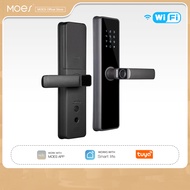Moes Tuya WiFi Multiple Unlocking Fingerprint Lock Security Intelligent Smart Lock With Smart Life A
