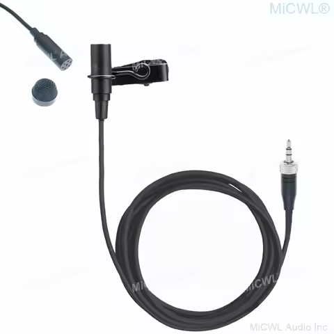 Professional ME2 Clip-On Lavalier Microphone For Sennheiser XSW AVX EW500 EW100 G3 G4 Audio Video So