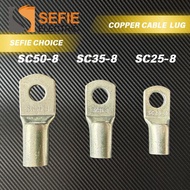 Copper Cable Lug SC25-8 SC35-8 for 100A 200A MCCB Solar Battery