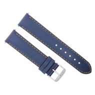 腕時計パーツ 互換品 18mm Smooth Leather Watch Strap Band Compatible with Mens Tudor Watch Blue Orange Stitch