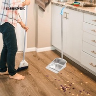 [Garende] Dustpan Dustpan,Handheld Reusable Multipurpose Upright Dustpan Metal Dust Pan for Yard Res