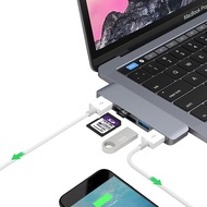 Type C Hub USB 3 Charging UltraSlim Portable Macbook 5 in 1 type c hub