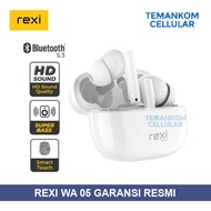 TWS Rexi WA05 Headset Bluetooth Handsfree bluetooth murah superbass Garansi RESMI