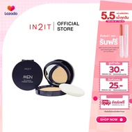 IN2IT Men Oil Control Pressed Powder - แป้งผสมรองพื้น [MOPM]