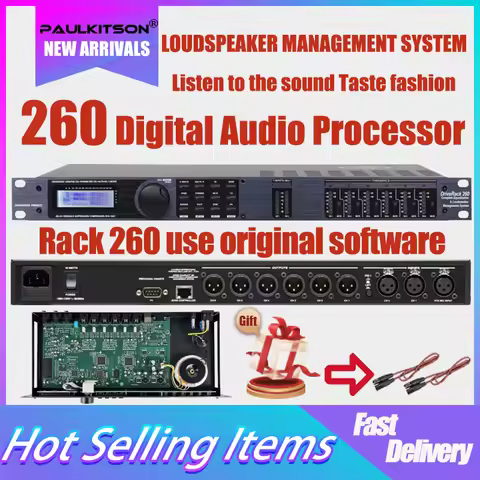 PaulKitson DBX260 Audio Processor Driver Rack Dbx Drivers 260 PA Processor Audio Dsp Digital Audio S