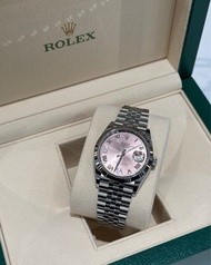 ROLEX 126234 Pink viix diamond Jubilee NEW 2024 FULL SET