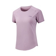 Áo Thun Cổ Tròn Tay Ngắn Thoáng Khí Thoải Mái Đa Năng Cho Nữ Thể Thao 361 Degree Áo Thun Polyester C