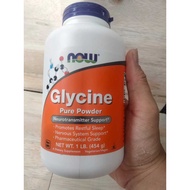 Now Foods Glycine Pure Powder Pure Powder Supplement 454 Grams 1 lb