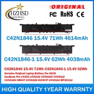 C42N1846-1 15.4V 62Wh Genuine Original Laptop Battery For ASUS ZenBookPro UX581 UX581G UX581LV UX581
