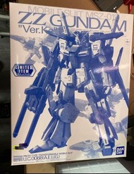 BANDAI MG master grade ZZ高達模型 ZZ Gundam 彩色透明
