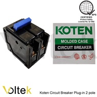 koten circuit breaker plug in or bolt on 2 pole KCB 15a 20a 30a 40a 60a 100a