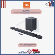 JBL BAR 9.1 True Wireless Surround with Dolby Atmos 9.1 Channel Soundbar System with surround speakers and Dolby Atmos