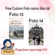 KARTU SOUVENIR FOTO | KARTU UCAPAN FOTO | KARTU UCAPAN PERNIKAHAN FOTO | KARTU WEDDING FOTO | PERLEN