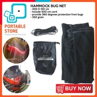 [PORTABLE] Uttara Hammock Bug Net Bugnet Mesh Anti Serangga Pelindung Nyamuk Untuk Camping & Hiking