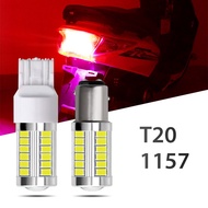 1PC Non Flash Brake Light Bulb 1157/P21/5W T20/7443/W21/5W 33LED Car Lorry Van Motorcycle