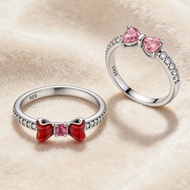 [Hot Sale] 925 Silver Sweet Style Bowknot Ladies Ring, Surprise for Girlfriend