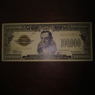 uang dollar Amerika 100.000 original