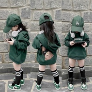 HIJAU Klambi Bagus Kids Hoodie Anak BEAR CUTE TEDDY BEAR (1th - 12th) Jacket Boy Boys GirlsGirl 1 2 