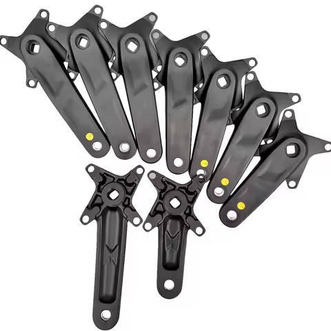 Square Taper Hole Crank Arm Set 1x 104BCD Mountain Bike Crankset 114/127/135/140/152/160/165/170/175