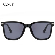 Cyxus Trendy Oversized Fashion Anti-Glare Mirror Sunglasses Polarized Glasses Face Small Driving Gla