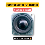 SPEAKER 2 INCH 4 Ohm 5 Watt BARU Speaker Mini 2" Speaker Bass Speaker Bagus