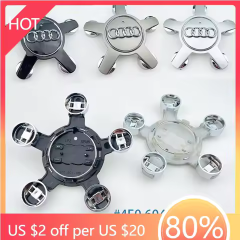 2025 Hot 4pcs 135mm Car Styling Wheel Center Cap Hub Covers Badge 4F0601165 4F0601165N For Audi A3 A