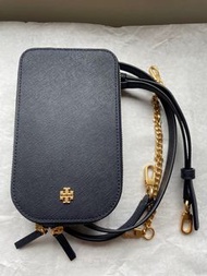 全新Tory Burch EMERSON PHONE CROSSBODY 防刮皮手機包 專櫃正品 #24母親節