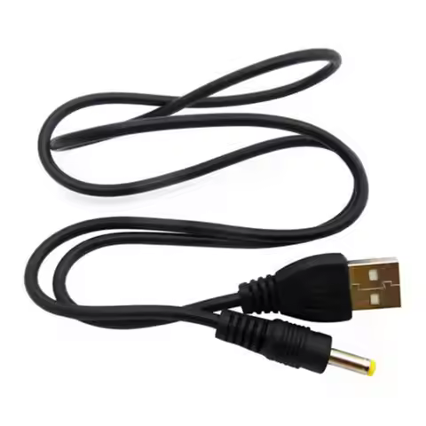 0.8m/2.0m Cable Suitable for PSP 1000 2000 3000 USB Charging Cable USB To DC 4.0x1.7mm Plug 5V 1A Po