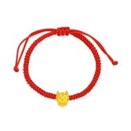 FB8 CHOW TAI FOOK 999 Pure Gold Charm with Adjustable Bracelet - Dragon R33232