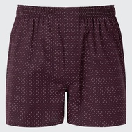 UNIQLO กางเกงบ๊อกเซอร์ ผ้าคอตตอน 100% ทรงหลวม ใส่สบาย ไม่อับชื้น / UNIQLO MEN Boxer