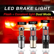 1pcs Red 1157/T20/1156 LED Strobe 5 Times Stop Bulbs Tail Blinking Light Turn Signal Lamp 27SMD Brak